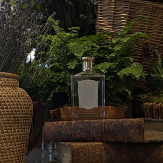 Floris Brings Purple Memoire to Life with an Immersive Lalique Table at Fortnum & Mason