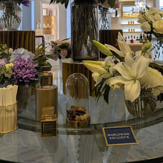 M.Micallef Showcases Privée Collection at Fortnum & Mason’s Lalique Table
