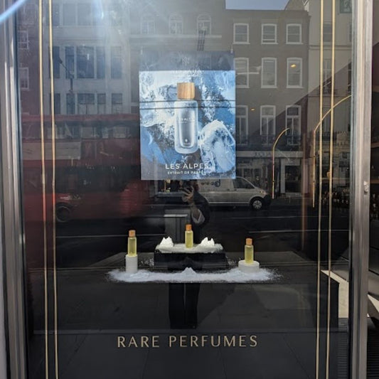 Nissaba Debuts Les Alpes with Exclusive Jovoy Window Takeover