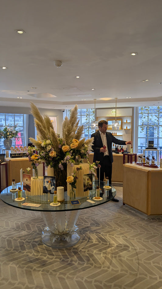 Nissaba Showcases Global Fragrance Journey with Lalique Table at Fortnum & Mason